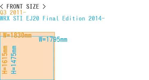 #Q3 2011- + WRX STI EJ20 Final Edition 2014-